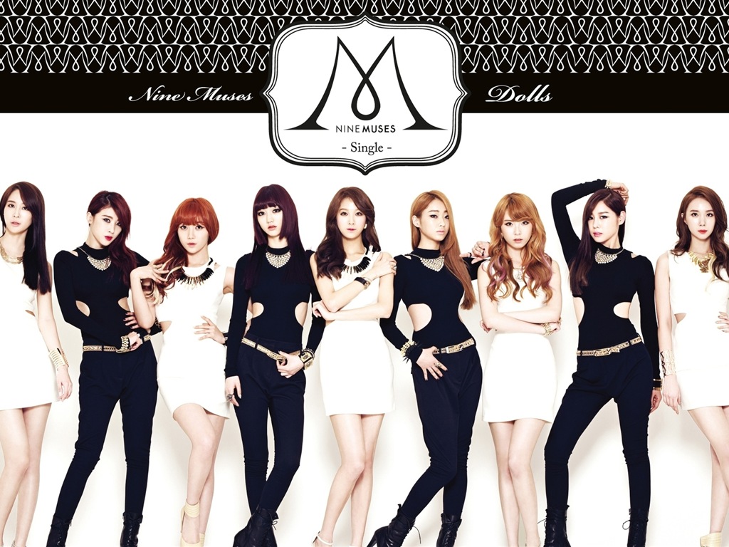 Nine Muses 韓國女子音樂組合 高清壁紙 #15 - 1024x768
