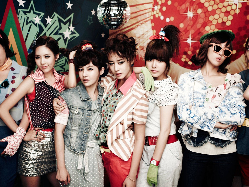 T-ARA 音乐组合，韩国女孩高清壁纸1 - 1024x768