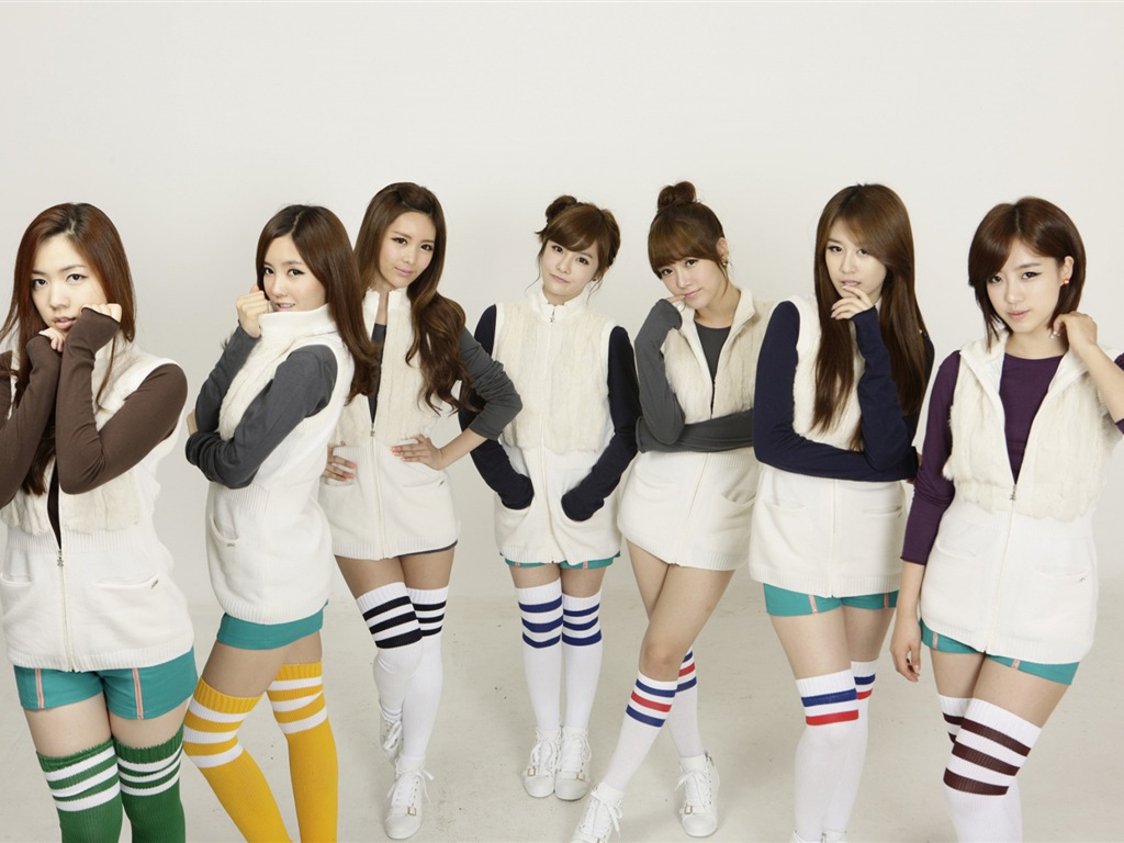 T-ARA 音乐组合，韩国女孩高清壁纸4 - 1024x768