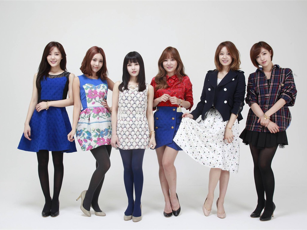 T-ARA 音乐组合，韩国女孩高清壁纸5 - 1024x768