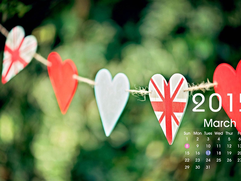 Kalender 2015 HD Wallpaper #21 - 1024x768