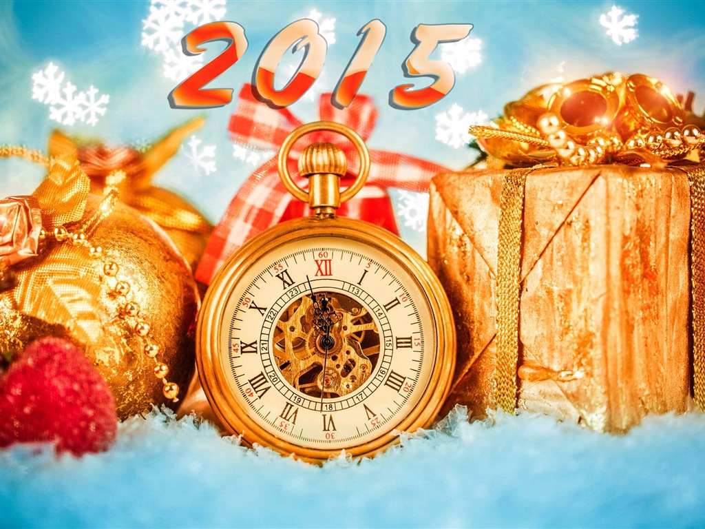 2015年 新年主題高清壁紙(一) #7 - 1024x768