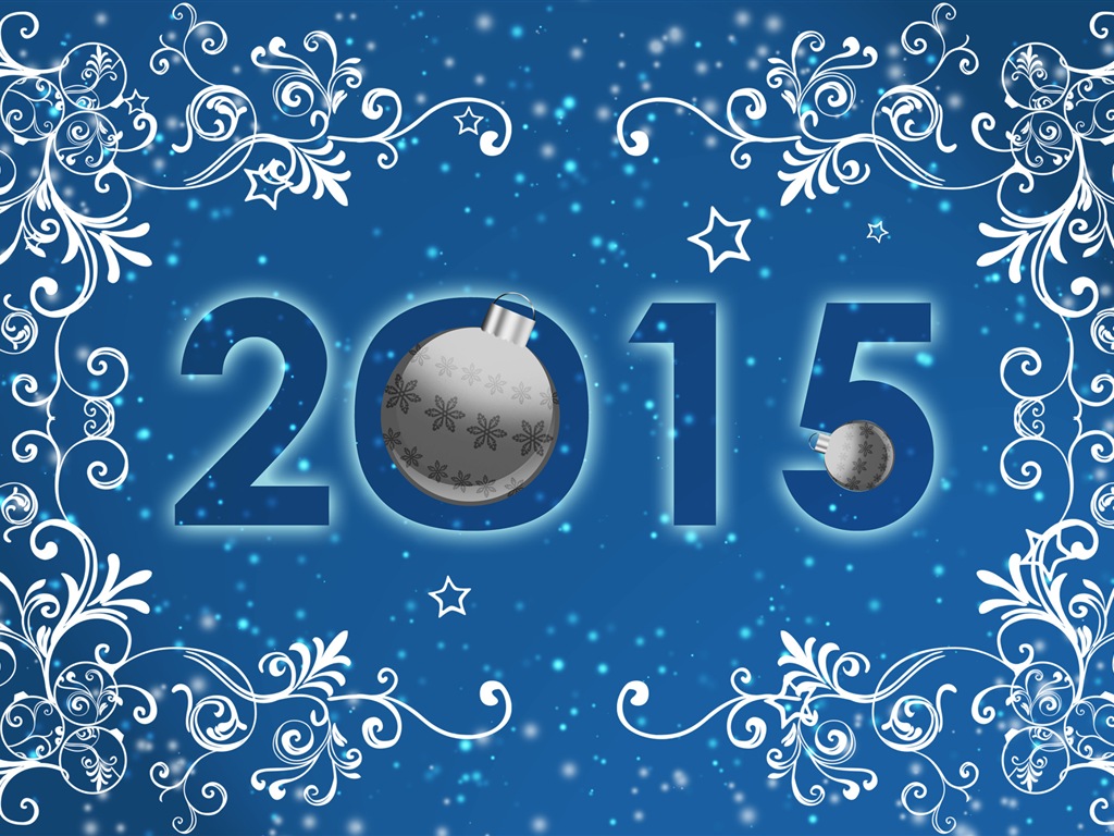 Nouvel An 2015 fonds d'écran thème HD (1) #8 - 1024x768