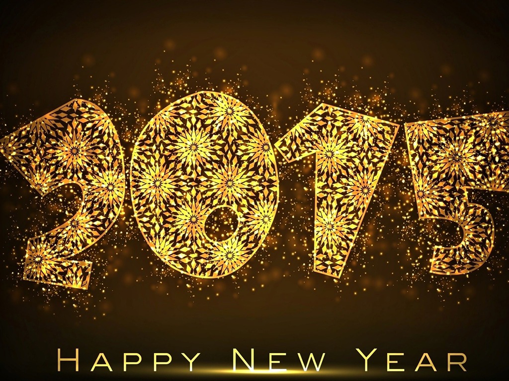 2015年 新年主題高清壁紙(一) #16 - 1024x768