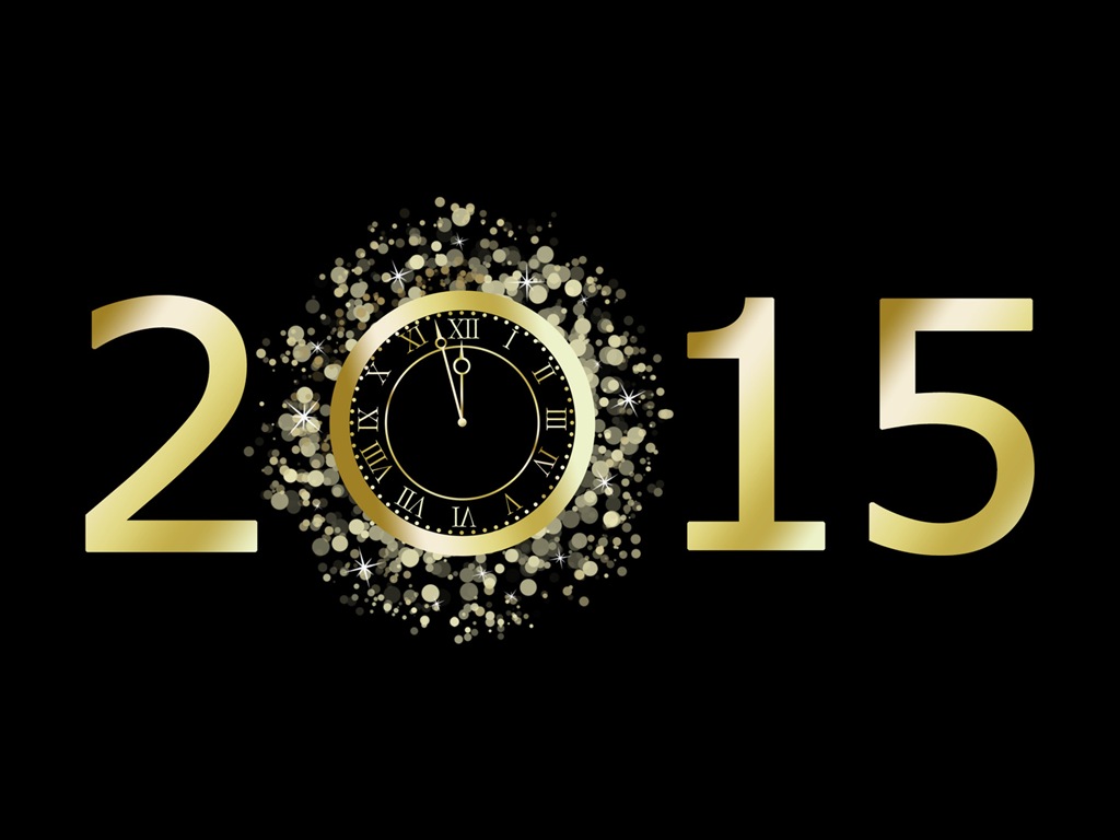 2015 año nuevo fondos de pantalla HD tema (2) #12 - 1024x768