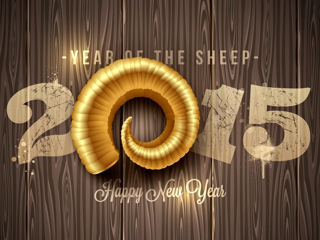 2015 New Year theme HD wallpapers (2) #16 - 1024x768