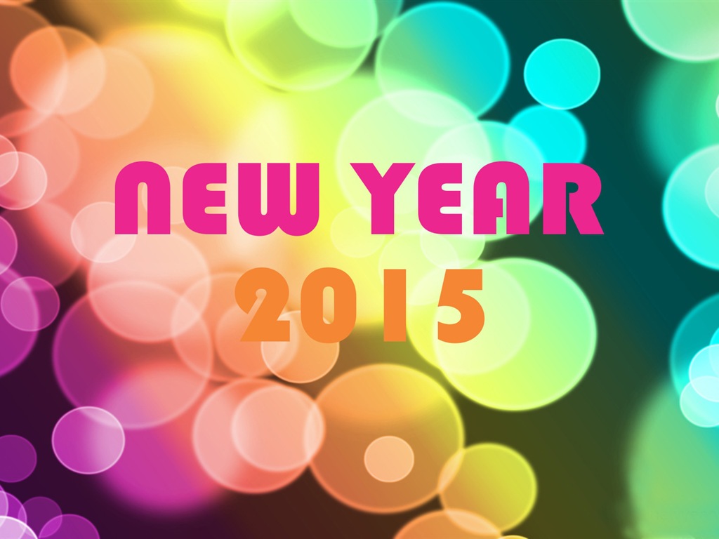 2015 새해 테마의 HD 배경 화면 (2) #18 - 1024x768