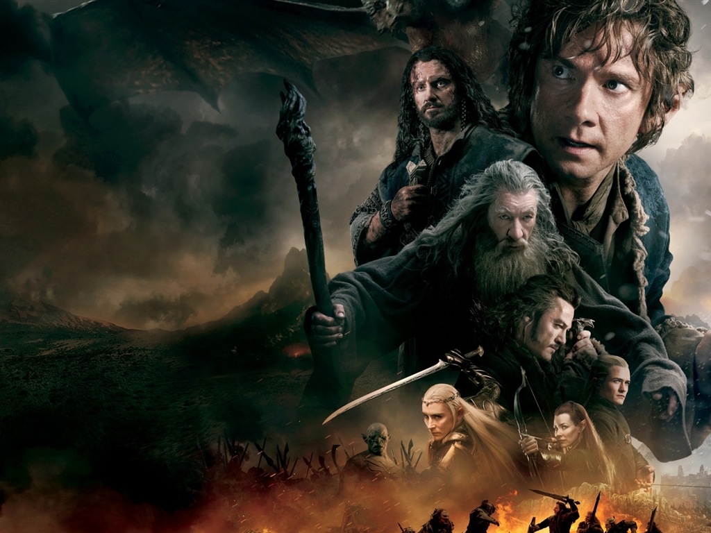 The Hobbit: The Battle of the Five Armies 霍比特人3：五軍之戰高清壁紙 #10 - 1024x768