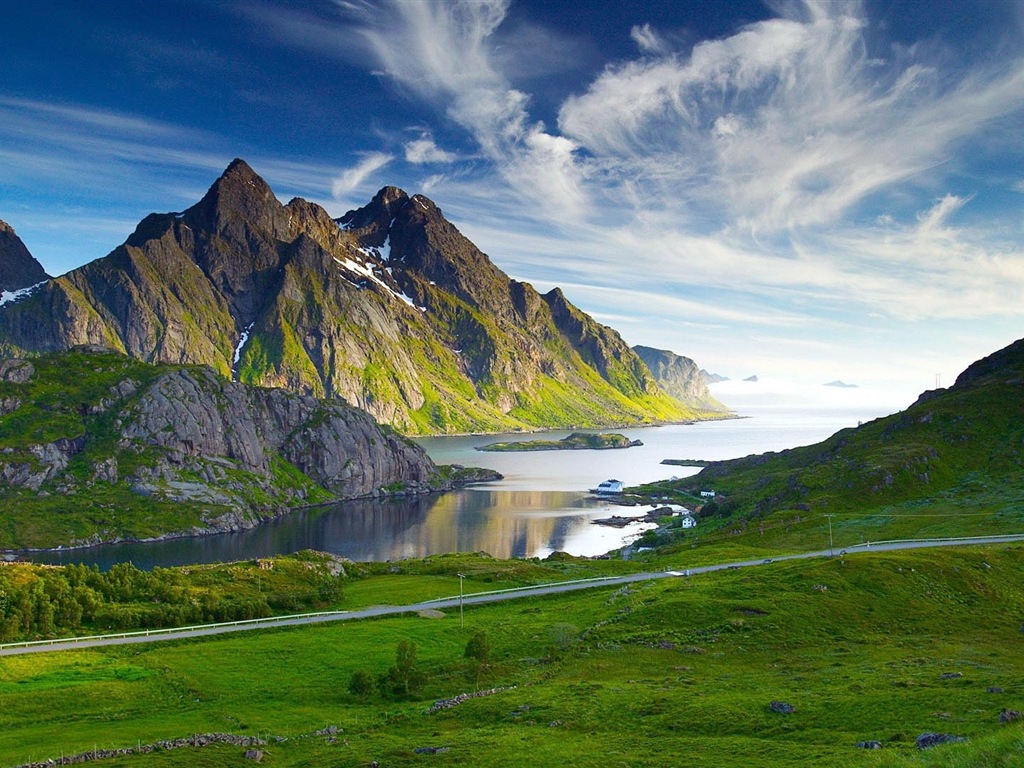 Nordiques beaux fonds d'écran HD de paysages naturels #1 - 1024x768