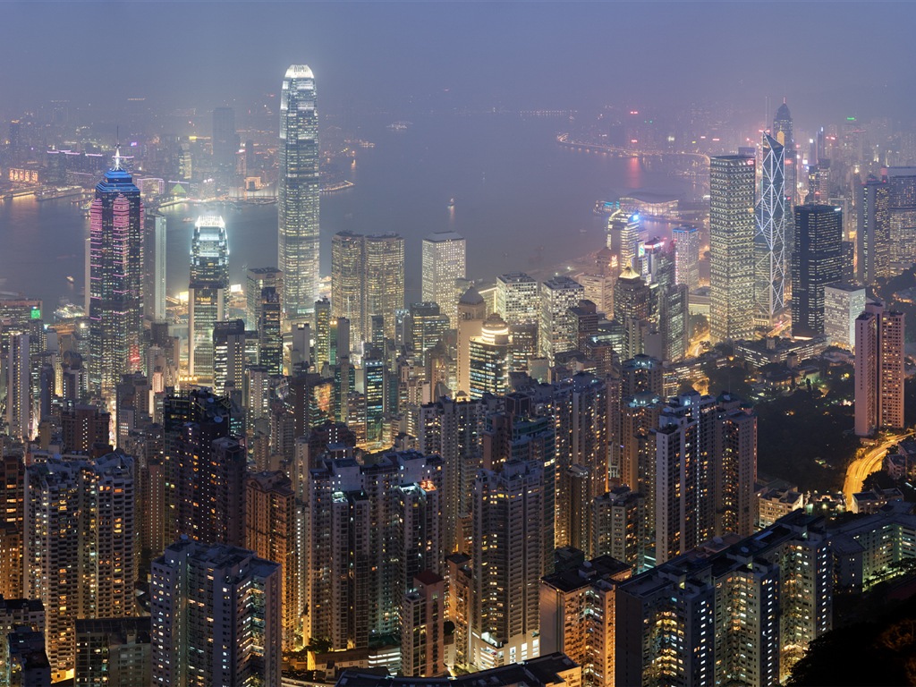 香港の都市景観の美しいHDの壁紙 #12 - 1024x768