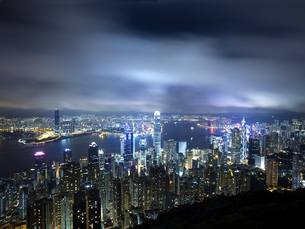 美麗的香港 城市景觀 高清壁紙 #16 - 1024x768