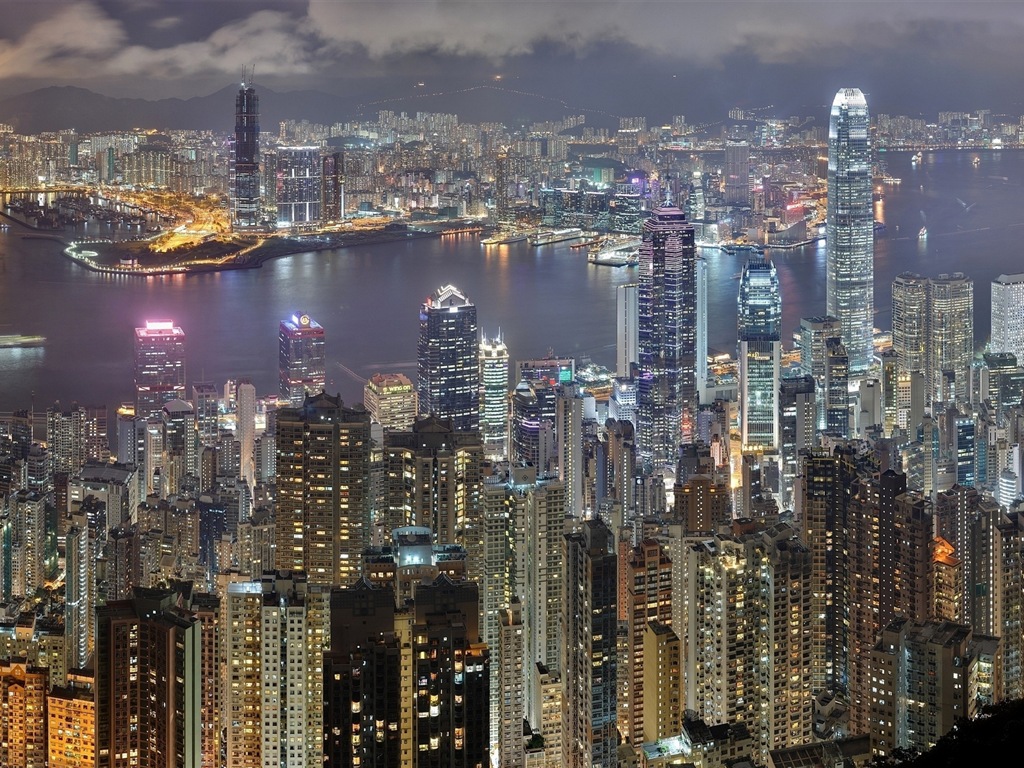 美麗的香港 城市景觀 高清壁紙 #18 - 1024x768