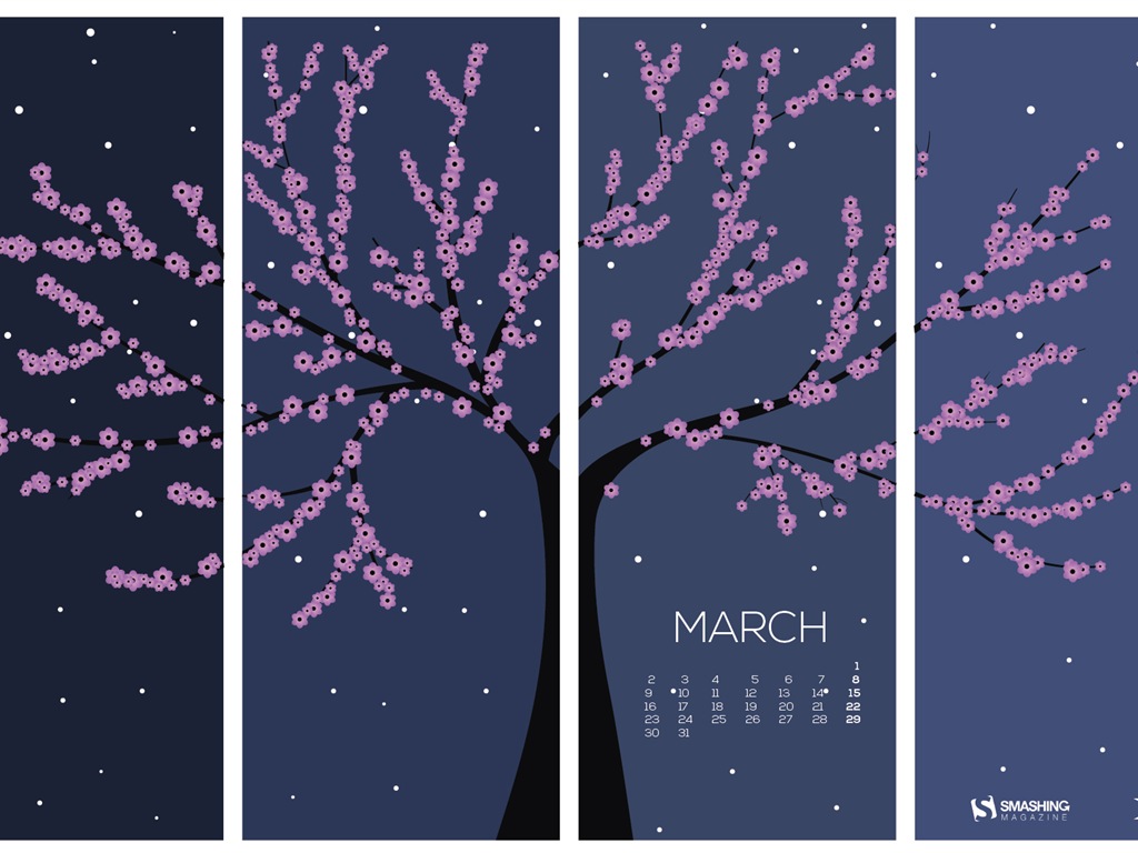 2015年3月 月曆壁紙(二) #15 - 1024x768