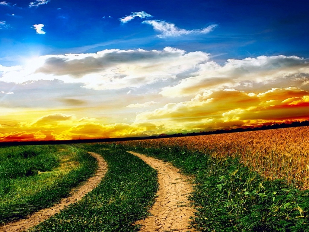 迷人的色彩，自然風景 高清壁紙 #17 - 1024x768