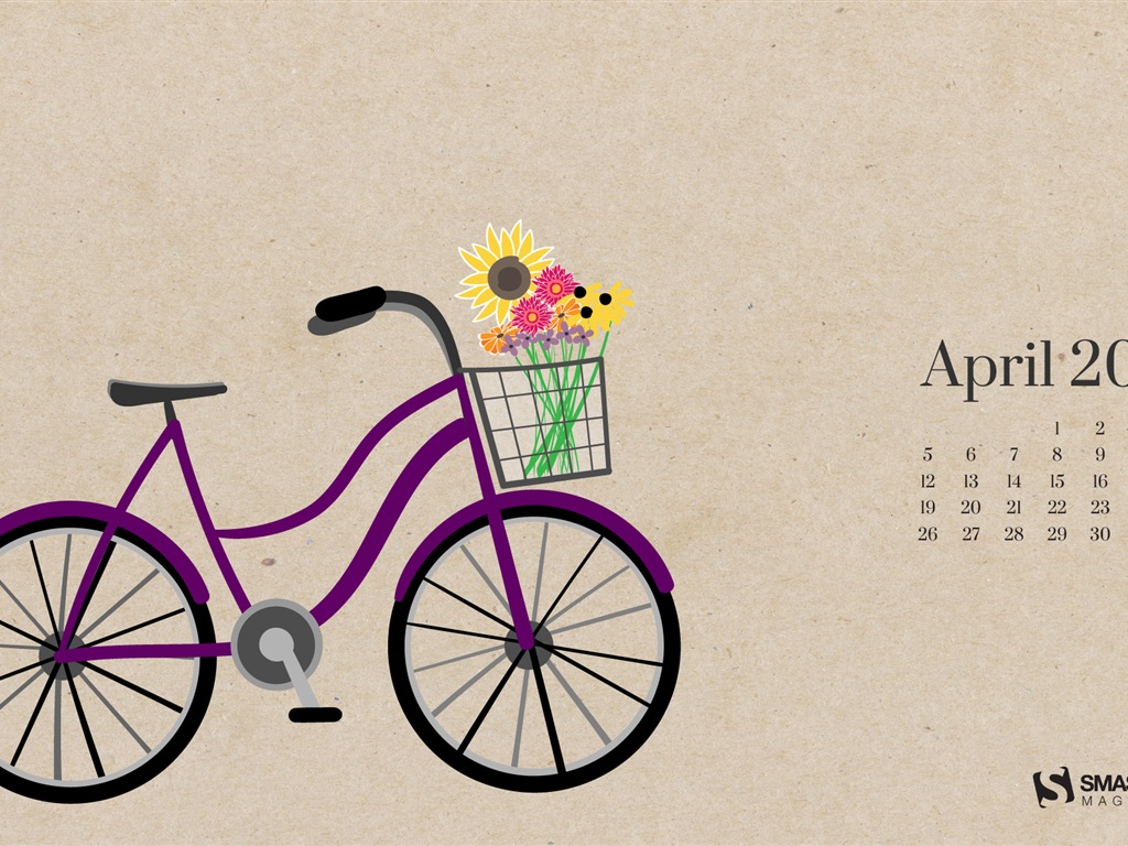 April 2015 calendar wallpaper (1) #3 - 1024x768