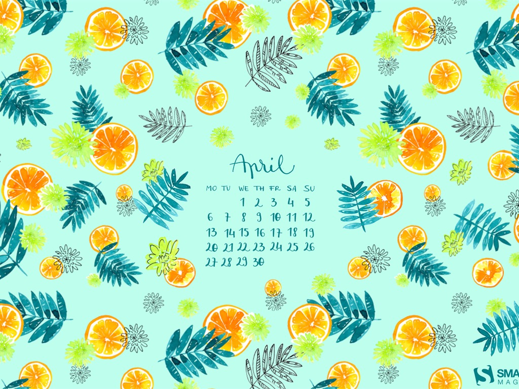 Dubna 2015 kalendář tapety (1) #9 - 1024x768
