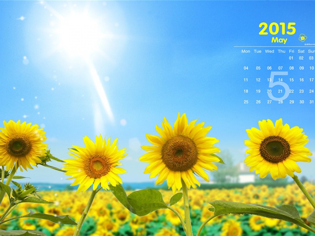 2015年5月 月历壁纸(一)17 - 1024x768