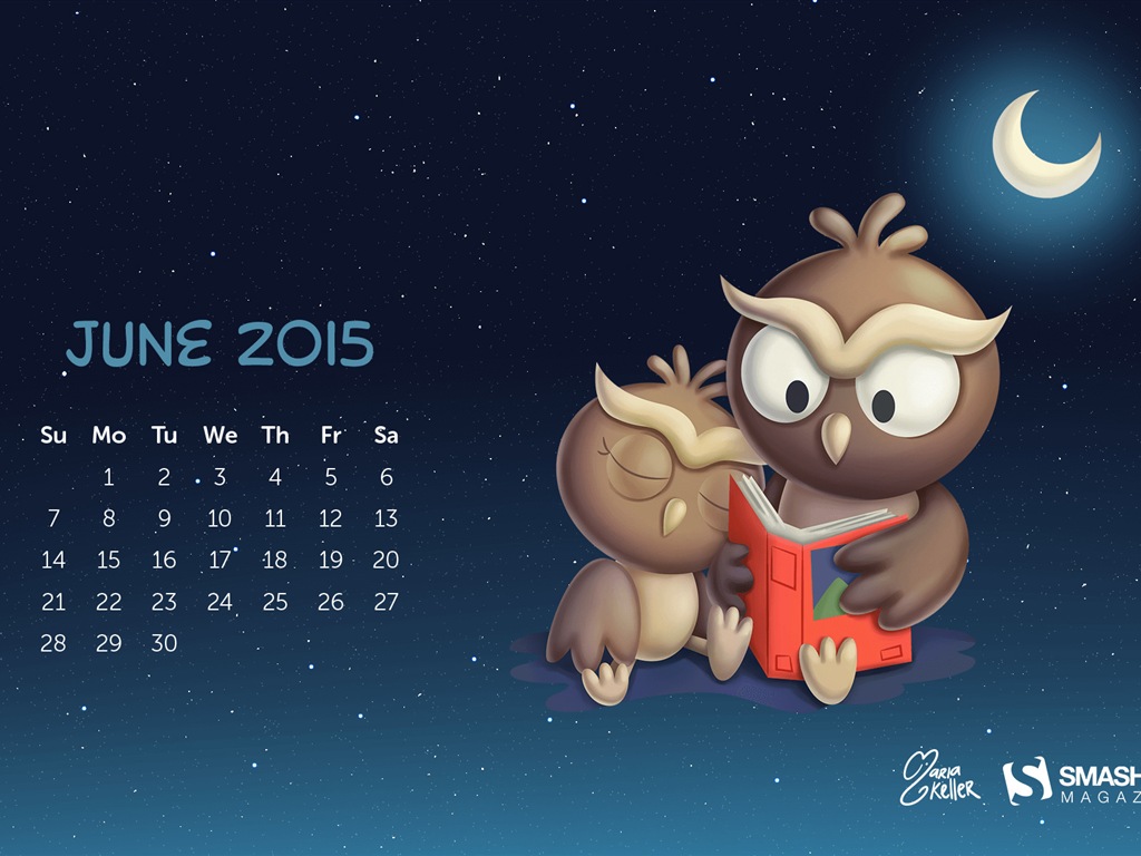 June 2015 calendar wallpaper (2) #2 - 1024x768