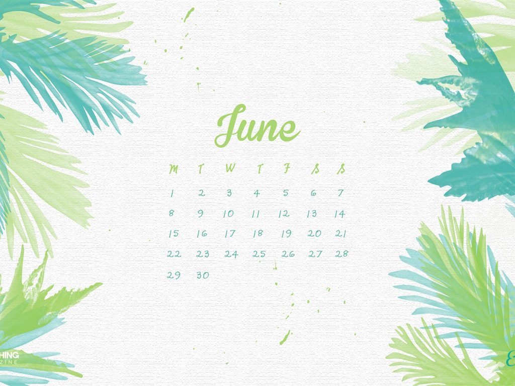 June 2015 calendar wallpaper (2) #10 - 1024x768