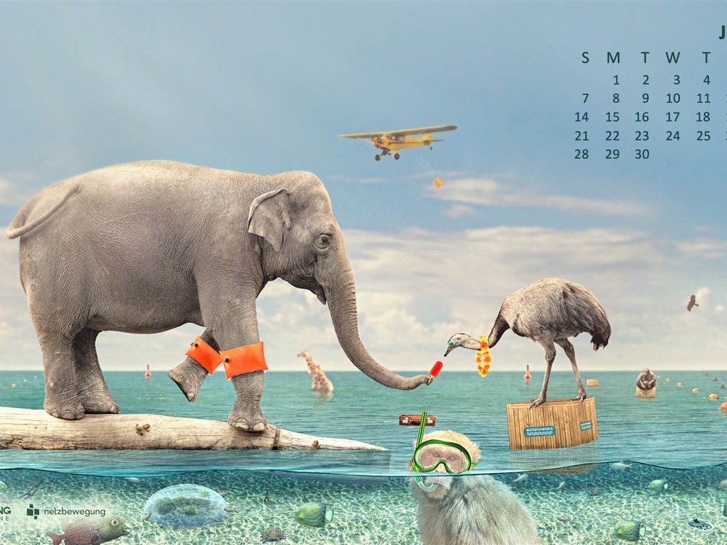 2015年6月 月曆壁紙(二) #19 - 1024x768