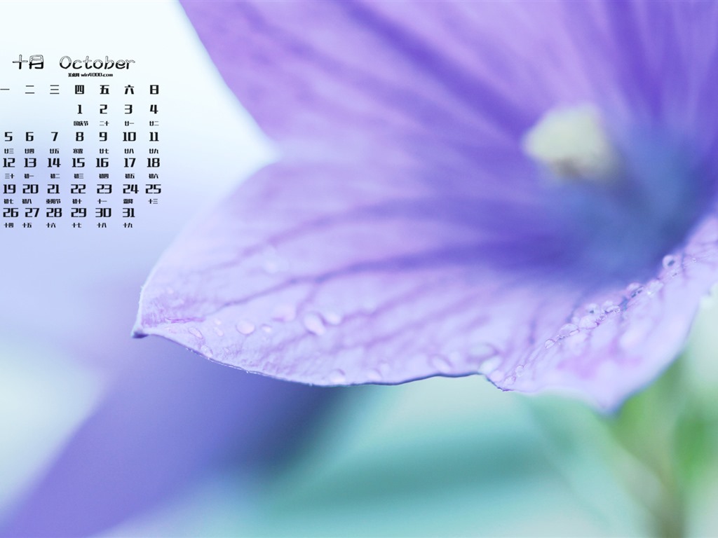 Oktober 2015 Kalender Wallpaper (1) #10 - 1024x768