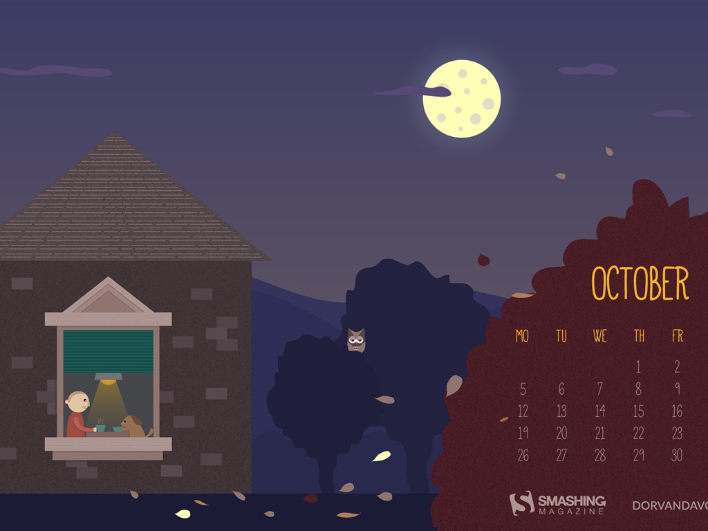 2015年10月 月曆壁紙(二) #17 - 1024x768
