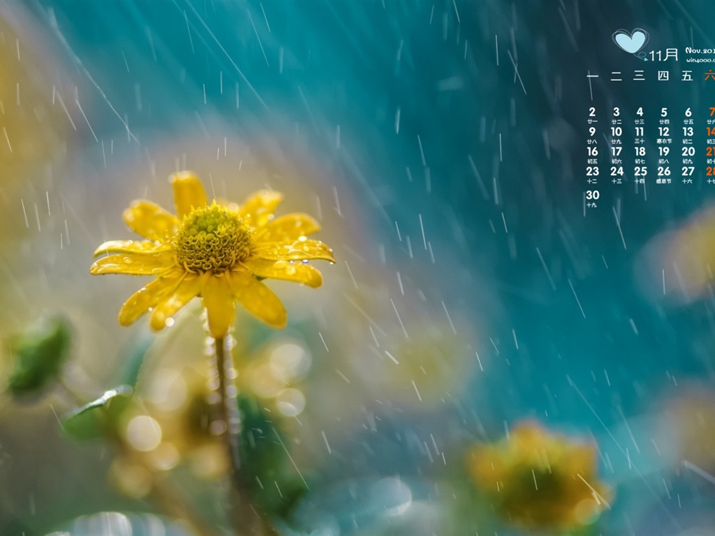 2015年11月 月曆壁紙(一) #15 - 1024x768
