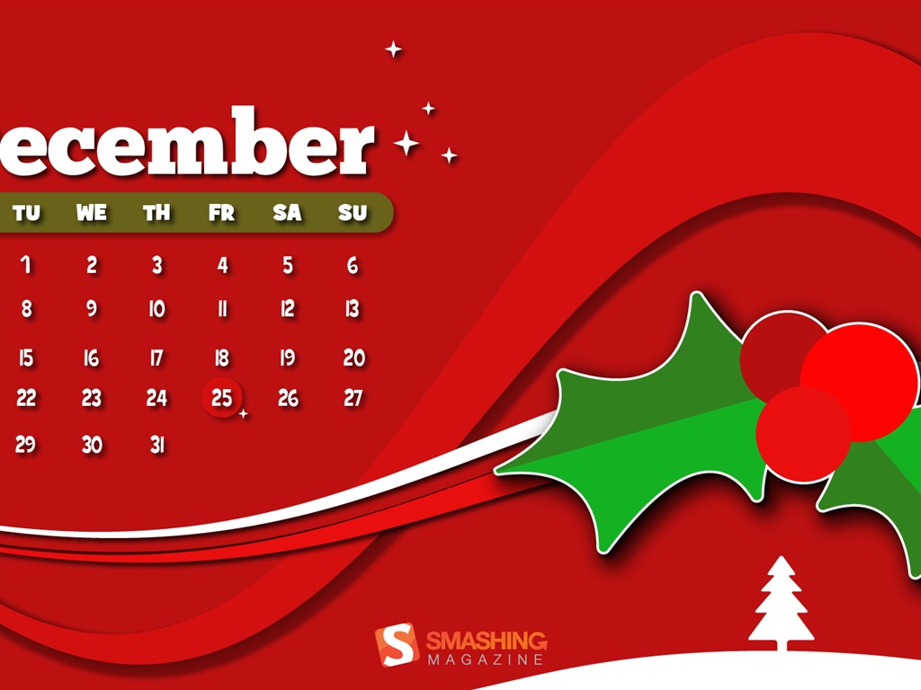 Dezember 2015 Kalender Wallpaper (2) #5 - 1024x768