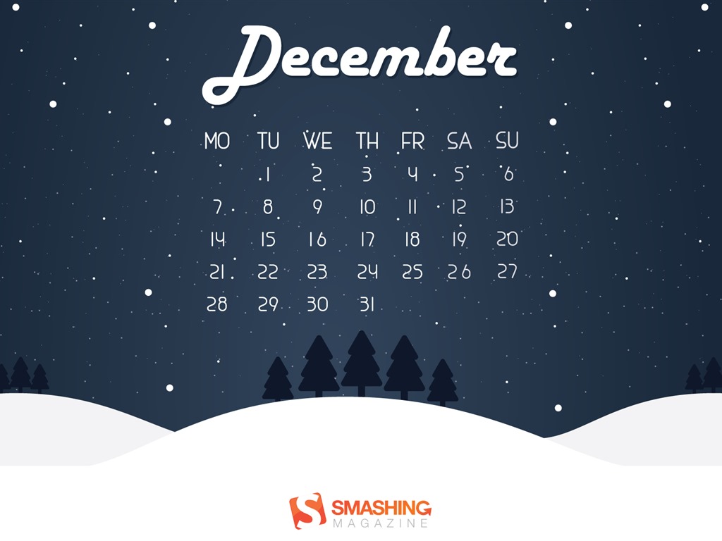 Dezember 2015 Kalender Wallpaper (2) #7 - 1024x768