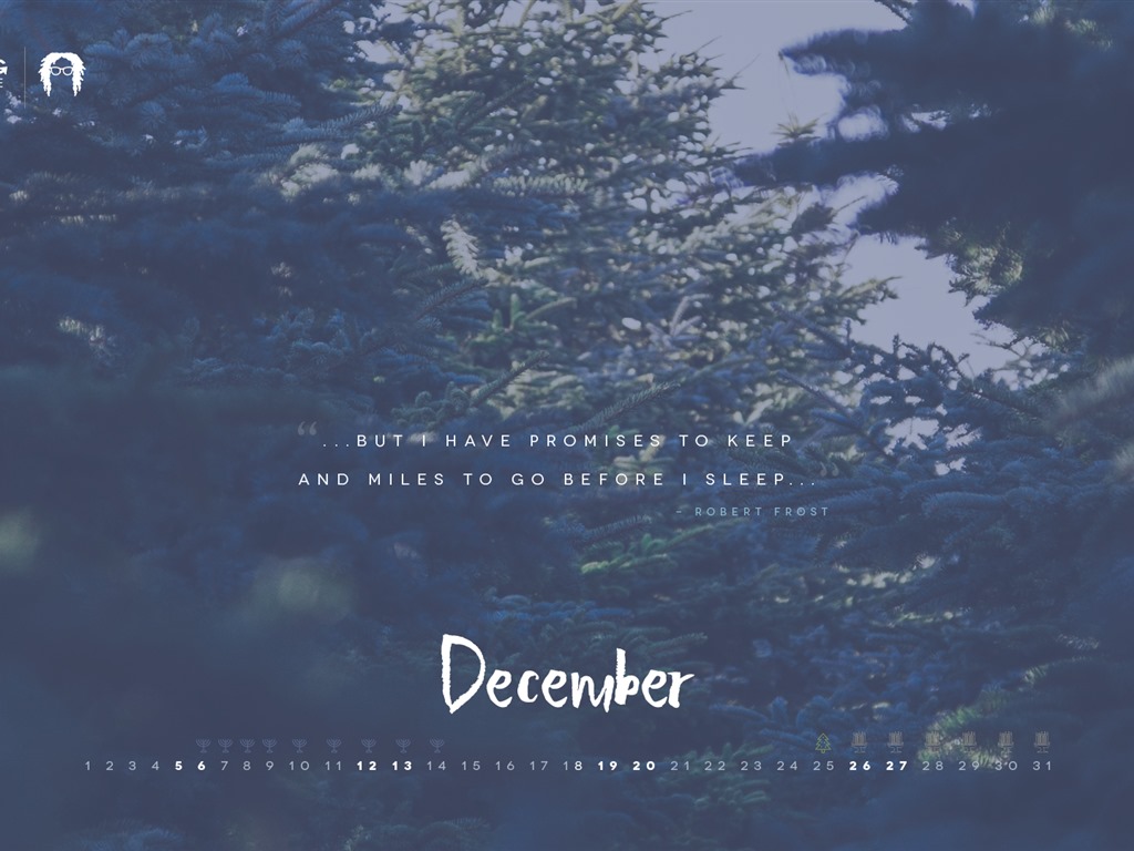 Dezember 2015 Kalender Wallpaper (2) #12 - 1024x768