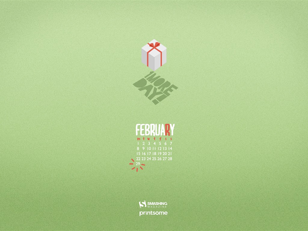 2016年2月 月曆壁紙(一) #19 - 1024x768