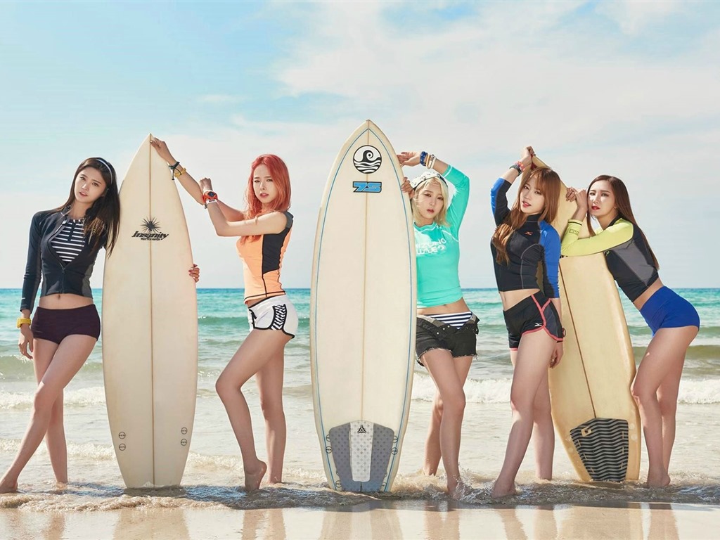 fondos de pantalla ExID grupo muchachas de la música coreana HD #10 - 1024x768