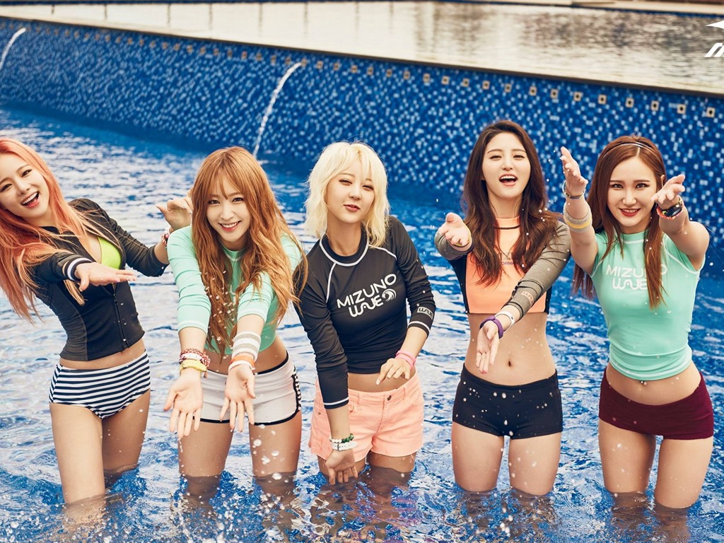 fondos de pantalla ExID grupo muchachas de la música coreana HD #16 - 1024x768