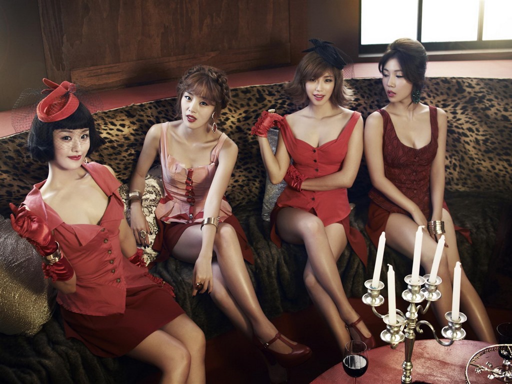 grupo de chicas coreanas fondos de pantalla HD Secret #5 - 1024x768