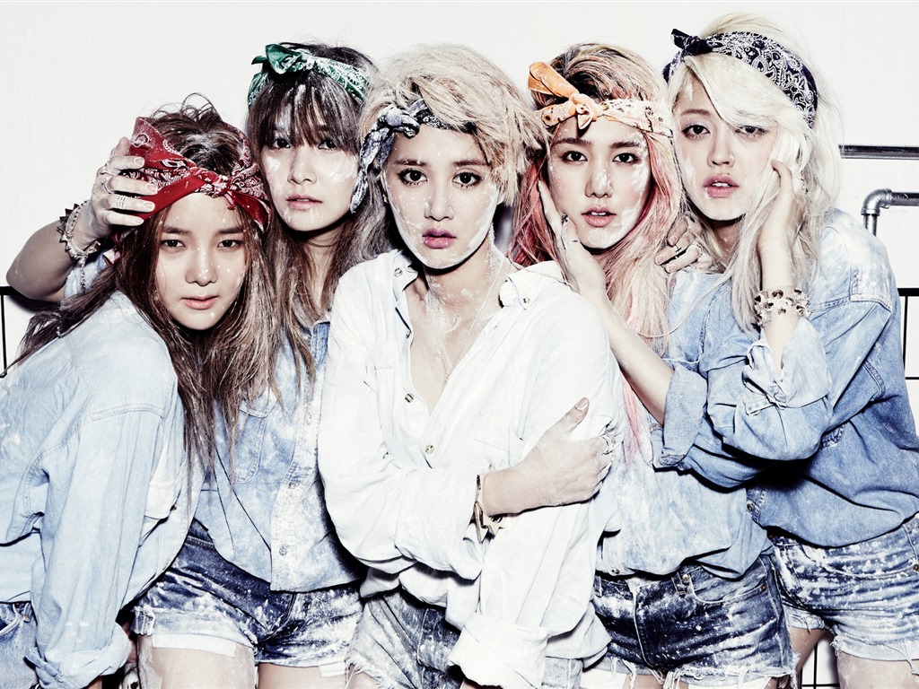 Corea niñas de fondos de pantalla de alta definición Spica combinación música idol #2 - 1024x768