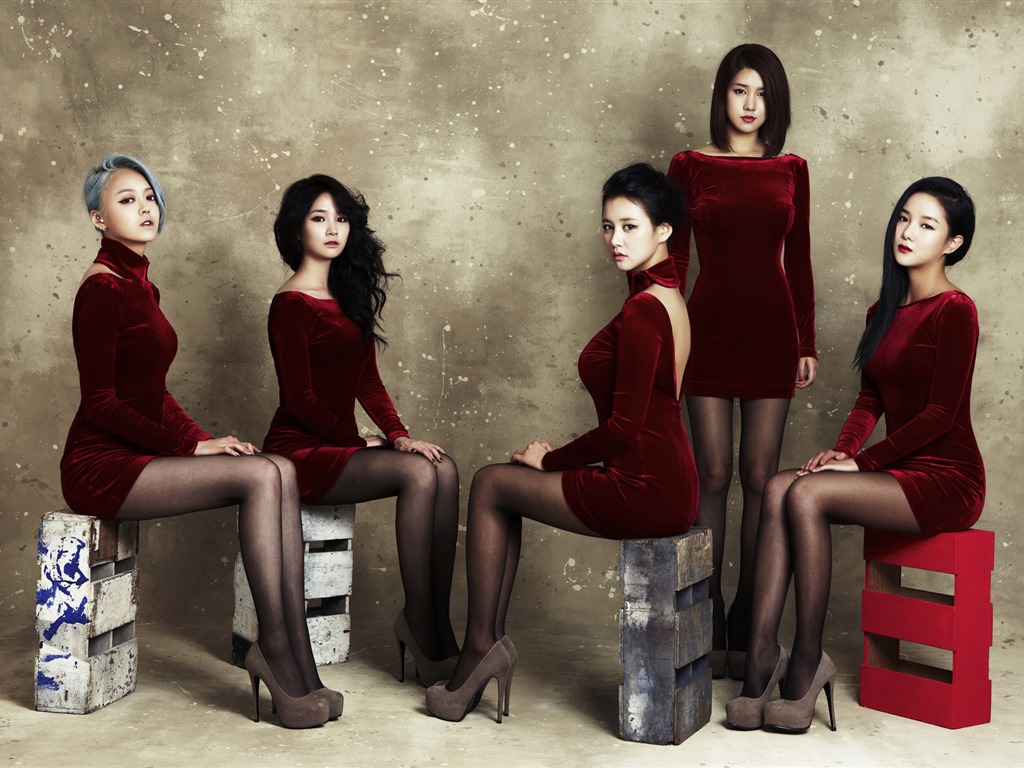 filles coréennes combinaison idole de la musique fonds d'écran HD Spica #9 - 1024x768