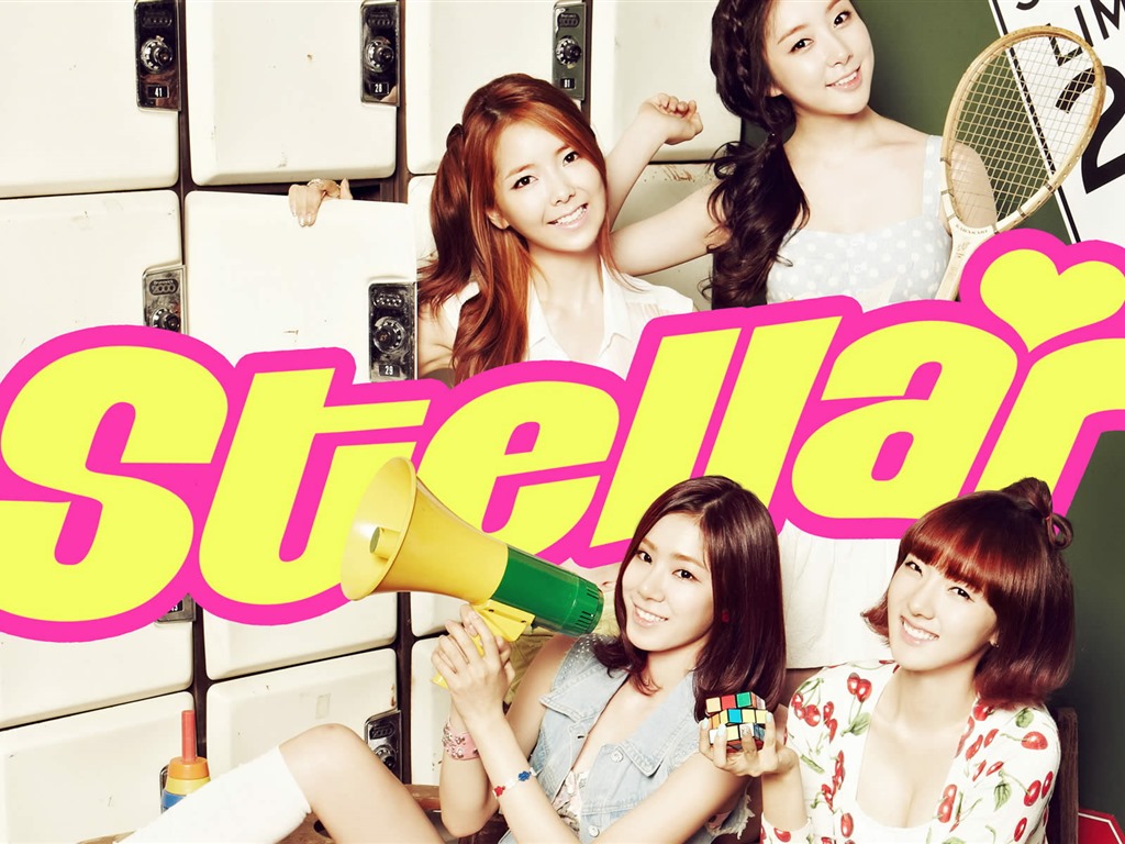 Stellar koreanische Musik Mädchen Gruppe HD Wallpaper #9 - 1024x768