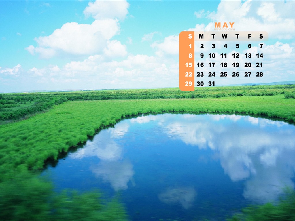 2016年5月 月曆壁紙(一) #13 - 1024x768