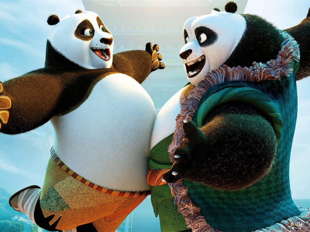 Kung Fu Panda 3, films HD fonds d'écran #14 - 1024x768