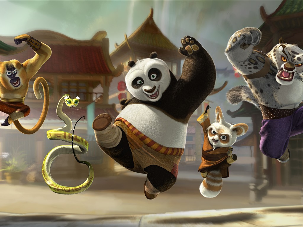 Kung Fu Panda 3, films HD fonds d'écran #15 - 1024x768