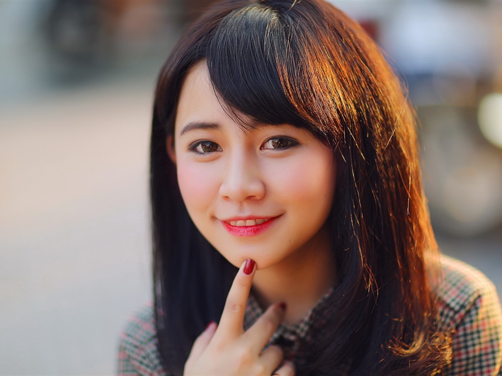 清純可愛年輕的亞洲女孩 高清壁紙合集(一) #1 - 1024x768