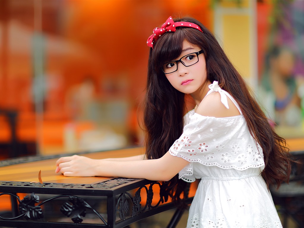Pure and lovely young Asian girl HD wallpapers collection (1) #17 - 1024x768
