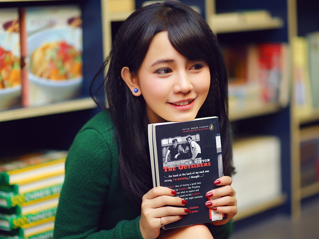 清纯可爱年轻的亚洲女孩 高清壁纸合集(一)39 - 1024x768
