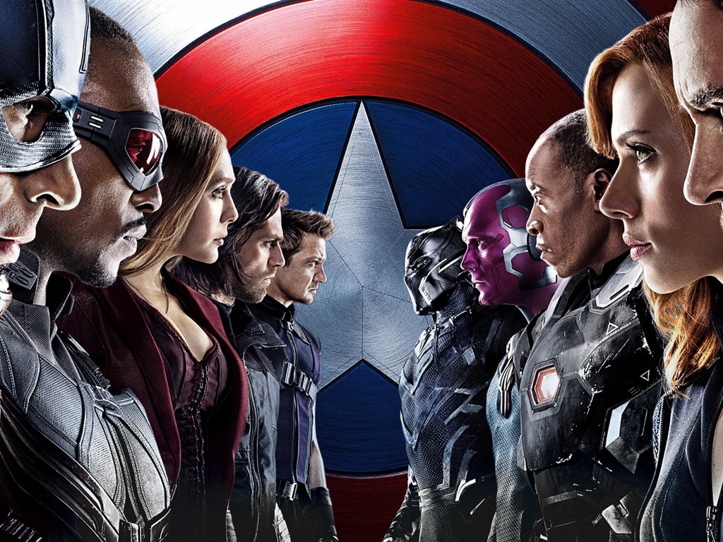 Captain America: Civil War, HD film tapety na plochu #2 - 1024x768