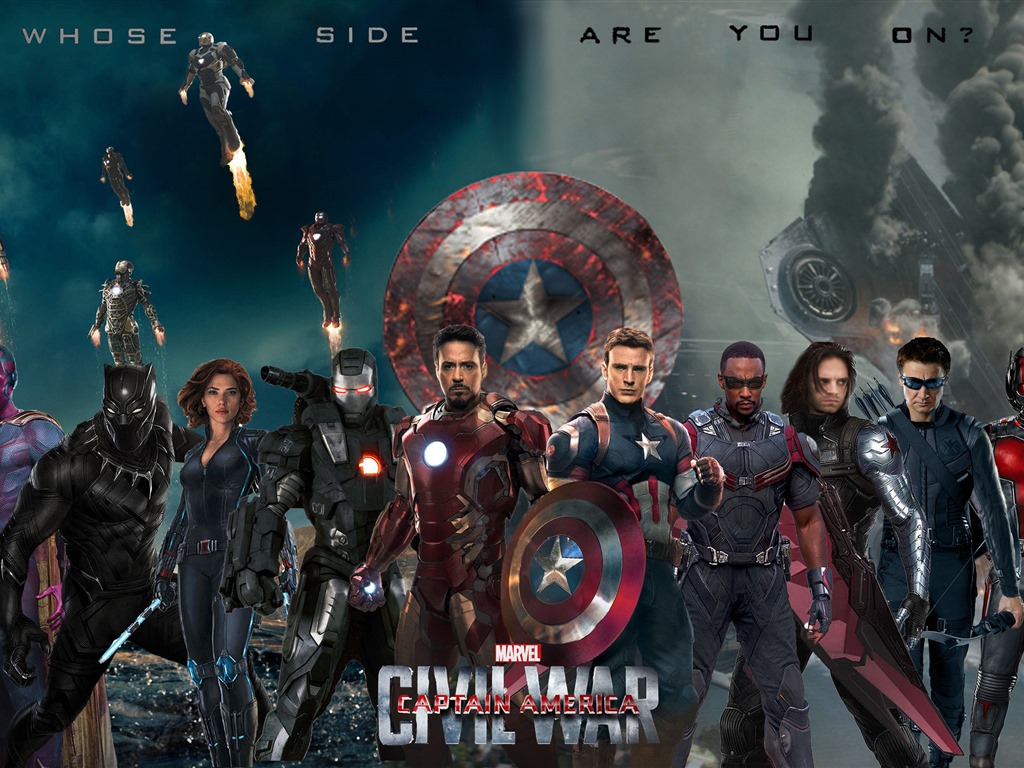 Captain America: Civil War, HD film tapety na plochu #11 - 1024x768