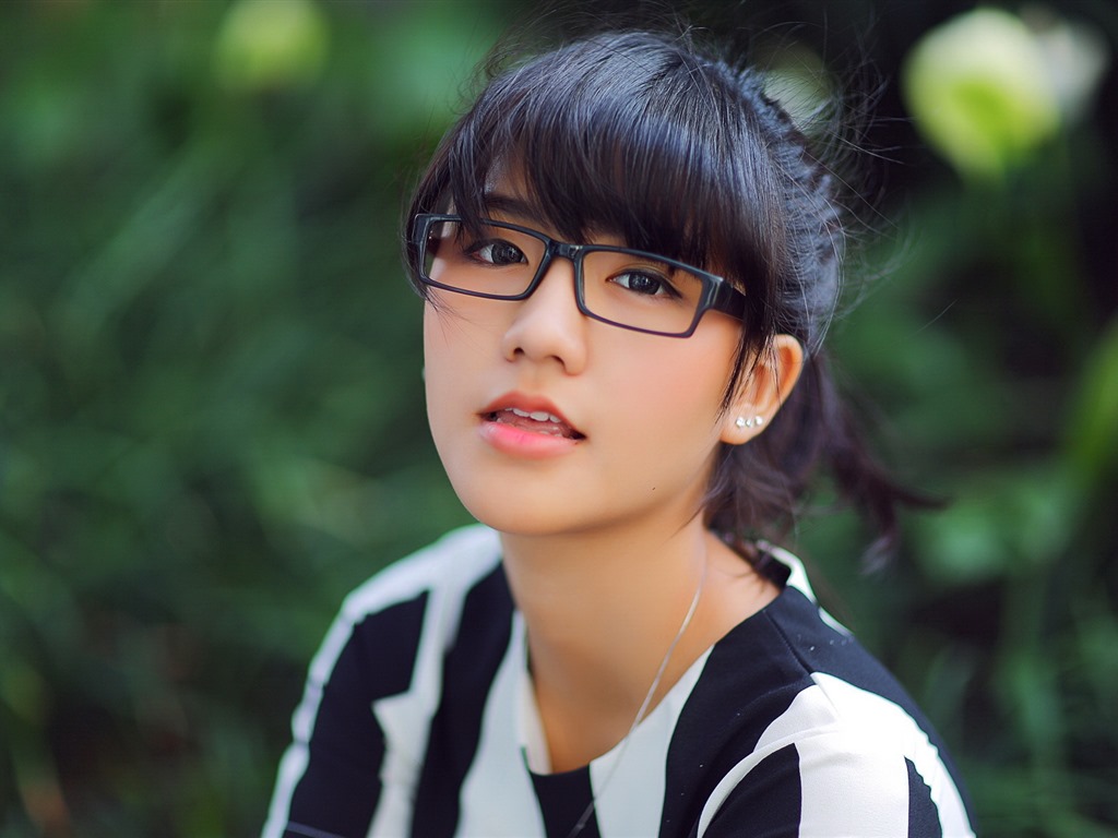 순수하고 사랑스러운 젊은 아시아 여자의 HD 월페이퍼 컬렉션 (2) #21 - 1024x768