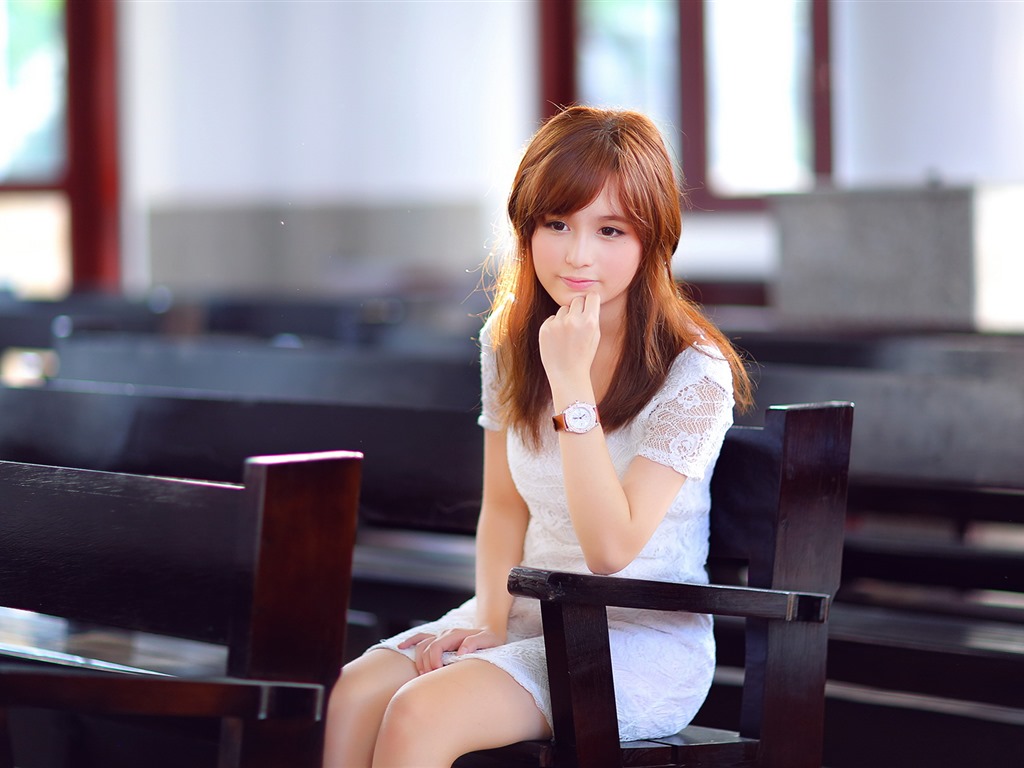 Pure et belle jeune fille asiatique fonds d'écran HD collection (2) #37 - 1024x768