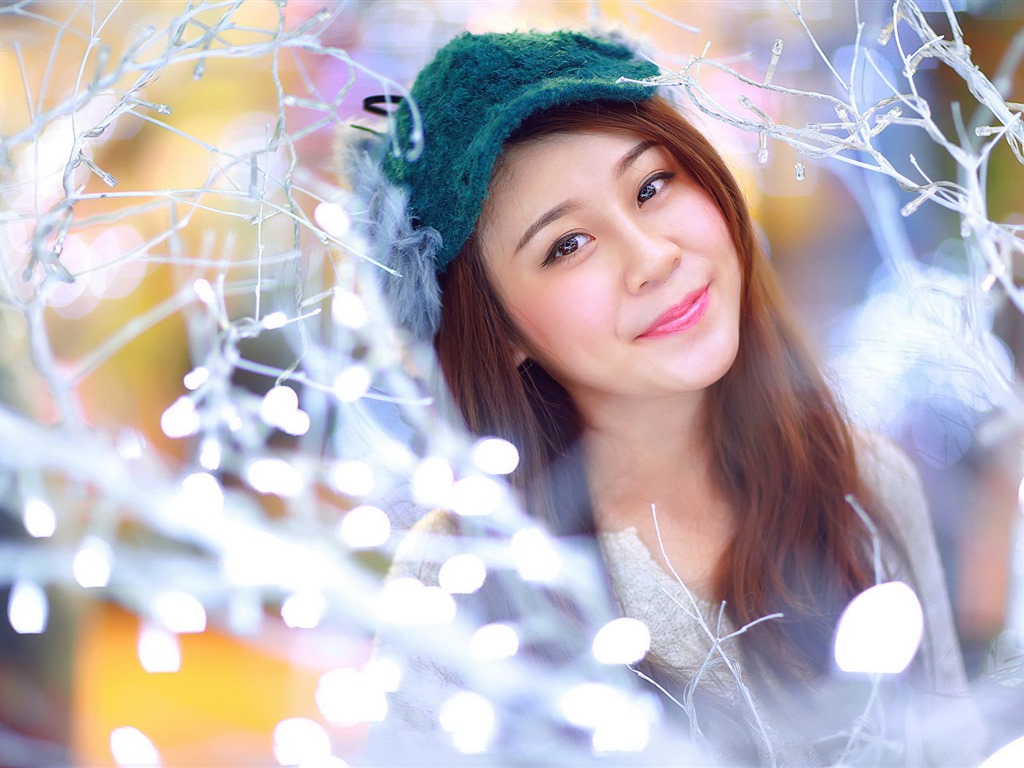 清純可愛年輕的亞洲女孩 高清壁紙合集(四) #15 - 1024x768