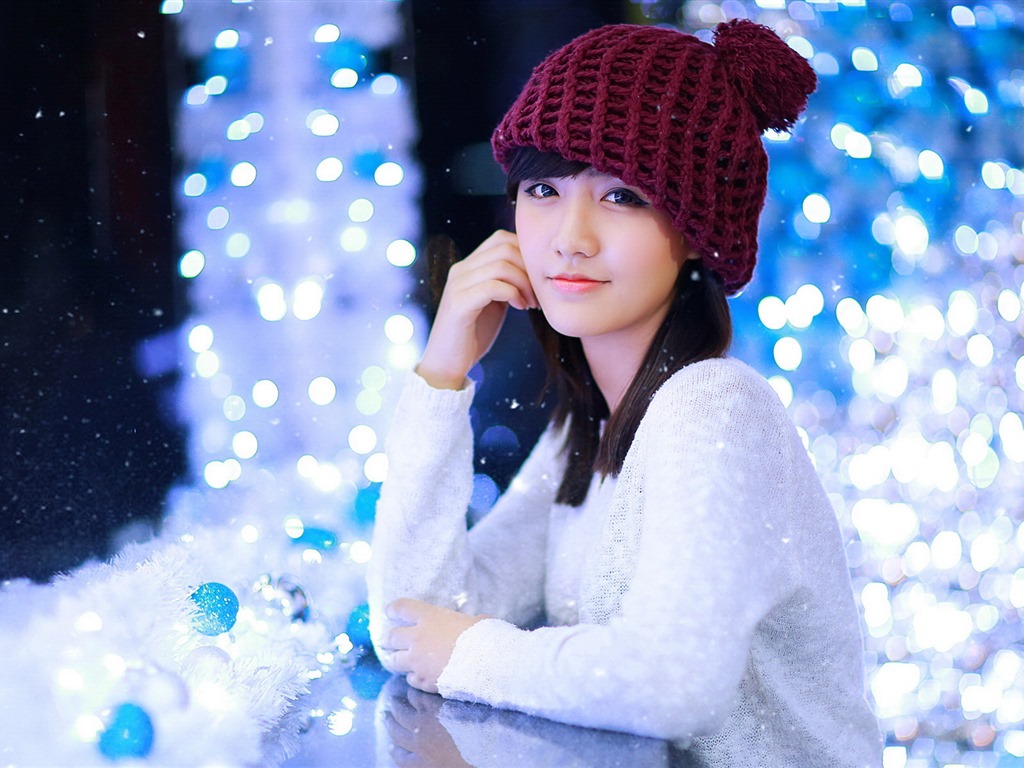 清純可愛年輕的亞洲女孩 高清壁紙合集(四) #36 - 1024x768