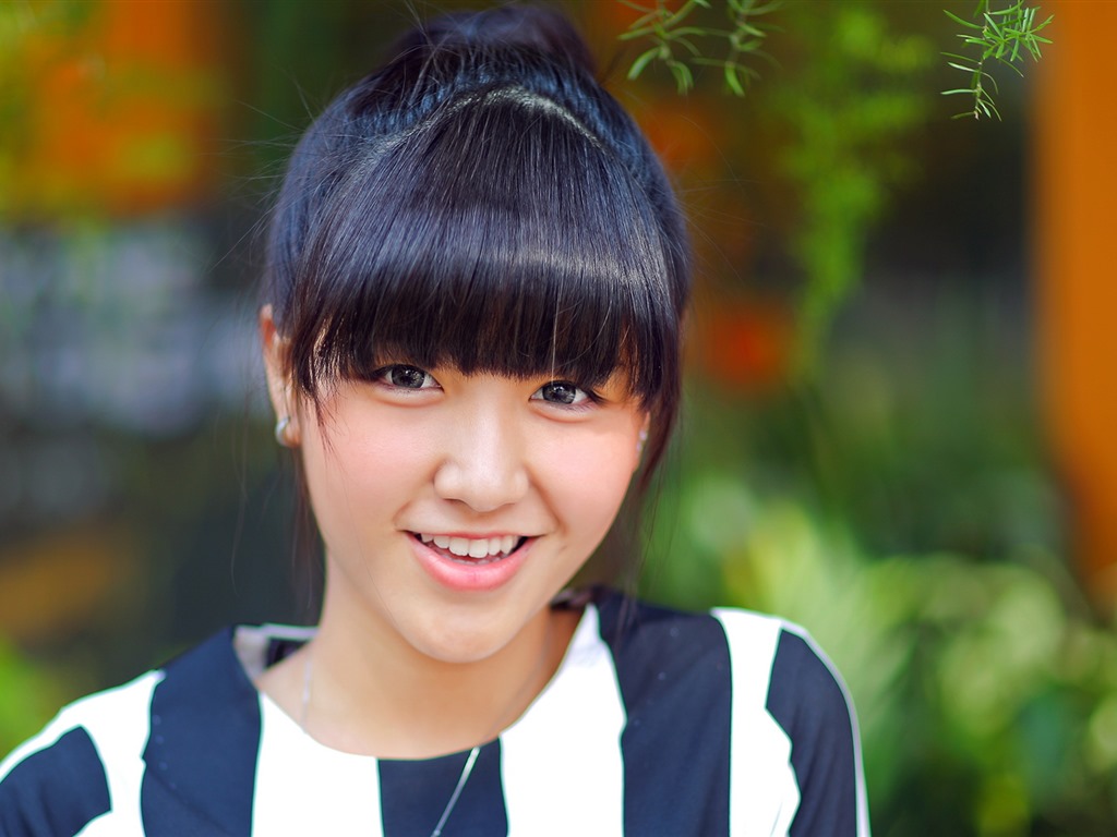 清純可愛年輕的亞洲女孩 高清壁紙合集(四) #37 - 1024x768